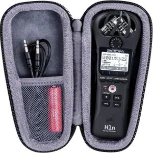 Zoom H1n H1 디지털 핸디 레코더 하드 보호 케이스 휴대용 여행용 교체 블랙 co2CREA