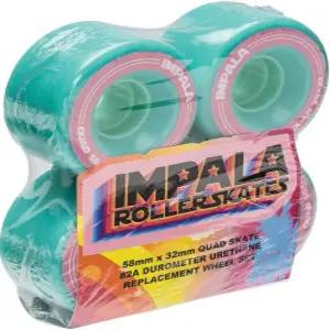 임팔라 롤러스케이트 교체 휠 4팩 아쿠아 58mm
