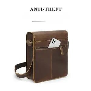 포뇨2 남자 숄더백 레트로 소가죽 빈티지 가죽 크로스 OPH5