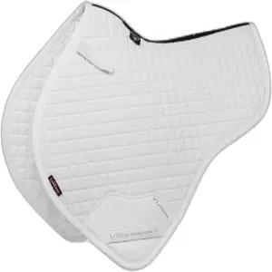 르미외 클로즈 컨택 코튼 하프 스퀘어 안장 패드 - 말용 영어 승마 장비 및 액세서리 흰색 대형