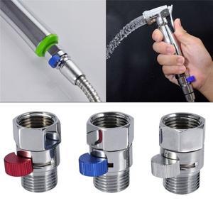 욕실 샤워 황동 접합 물 흐름 제어 밸브 직선형 차단 각도 목욕 수도꼭지 액세서리