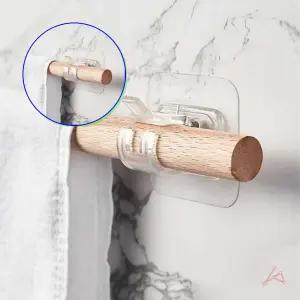 쌍문상회 커튼봉고정 압축봉홀더 부착 무타공 브라켓 2p