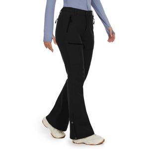 사이콜드 여성 스노우 스키 팬츠 플리스 안감 방수 소프트쉘 단열 플레어 겨울 야외 스노보드 하이킹용