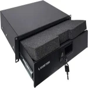 사운드 타운 19인치 2U 잠금 랙 서랍 보호 폼(STRD-2D)