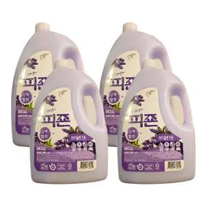 피죤 섬유유연제 3100ml 4개 바이올렛가든