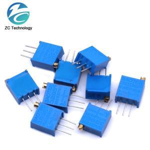 3296W 50 100 200 1K 2K 5K 1M 옴 멀티턴 트리머 전위차계 고정밀 가변 저항기