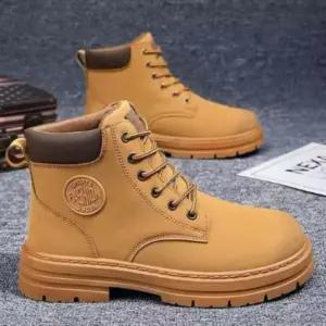 [옷자락]여성용 겨울 중간 길이 워커 부츠 내구성이 데일리 슈즈