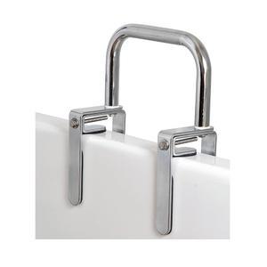 마감 욕조가 있는 케어엑스 욕조 레일 노인용 바 안전 바와 출입을 지원하는 핸디캡, 대부분의 욕조에 쉽게 설치할 수 크롬, 1개