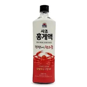 감칠맛조리 사조 홍게액 다양한요리 천연조미료 900ml 해물조미료