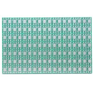 Scon 100pcs SSOP 8 핀 0.65 / SOP 1.27에서 DIP 어댑터 PCB 보드 SMD 컨버터 그린