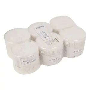 원터치 종이스틱 원형 회오리 면봉 300p 6개 세트 고급