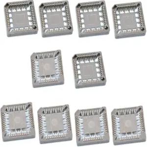 오이야가이 10팩 PLCC44P IC 소켓 어댑터/PLCC에서 DIP 44핀 컨버터/PLCC 칩용 스루홀