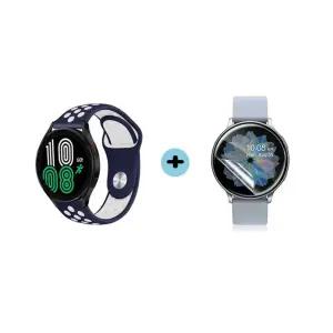 갤럭시워치4 44mm 호환 쿨워터 스트랩+tpu보호필름1매 밴드