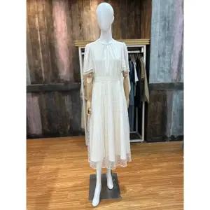 [백화점 홈쇼핑 정품] 플라스틱아일랜드 레이스 레이어드 원피스 PQ2WO062