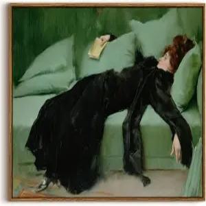 KISSFOX 빈티지 액자 벽 아트 데코 빅토리아 시대의 젊은 퇴폐 소녀 그림 벽화 무디 여성 캔버스 프린트