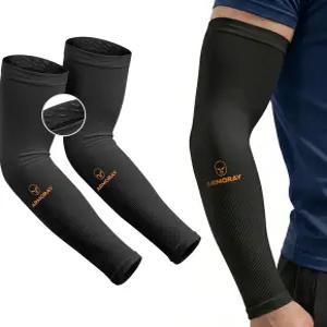 남성용 또는 여성용 ARMORAay 팔 소매 미끄럼 방지 농구 골프 러닝 축구 사이클링