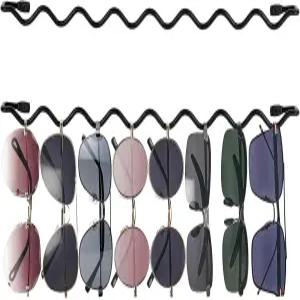 Mkono 2팩 선글라스 정리함 벽걸이 홀더 모던 메탈 안경 보관함 걸이 디스플레이 현관 거실 침실