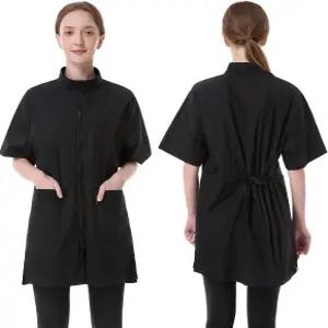 DHXYZZB 강아지 그루밍 스모크 방수 바버 재킷 여성용 애완동물 그루머 정전기 방지