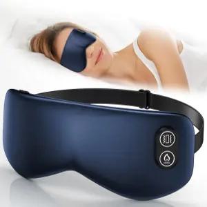 마사지기가 장착된 온열 마스크 건조한 눈을 위한 무선 실크 수면을 전기 컴프레션 스티 스트레인 여행용