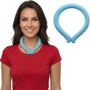 쿨타임 미국 넥 쿨링 튜브 여름철 더위를 위한 웨어러블 랩 I 핸즈 프리 콜드 팩 재사용 가능한 쿨러