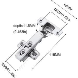 가구 직선형 풀커버 힌지 도어 옷장 쿠션 자동 조절 무소음 댐퍼 하드웨어