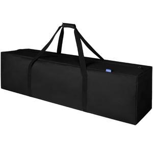 INFANZIA 45인치 스포츠 더플 업그레이드 가방, 방수 접이식 지퍼가 러기지 보관 여행 달린 115L 초대형 장비 가방 캠핑 및 삼각대 텐트 낚시용