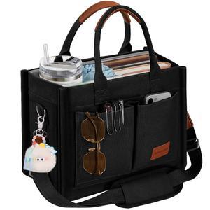 여성용 베코자데 구조 캔버스 성경 수납 토트백, 직장 지퍼백 여행용 멀티