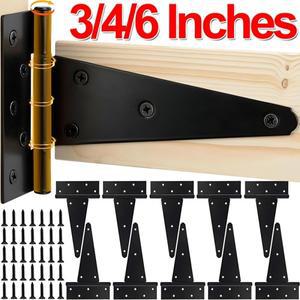 철제 냉간 압연 강철 T형 힌지 철 삼각 튼튼한 창고 문 게이트 가정 상점 가구 하드웨어용