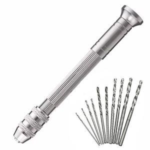 1pc 수동 목공 핀 바이스  스틸 라운드 캡 시계 수리 공예 도구 수지 아연 합금 쥬얼리 구멍 메이커 펀치