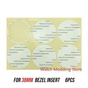 38mm 베젤 인서트 링 서브 다이버 SKX HQ 일본 덱세이알 접착 스티커 양면 테이프와 호환