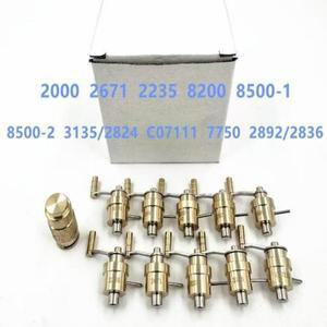 메인 스프링 와인더 세트 황동 시계 수리 도구 손목 키트 DIY 제조 합금강 수동 핸드 와인딩