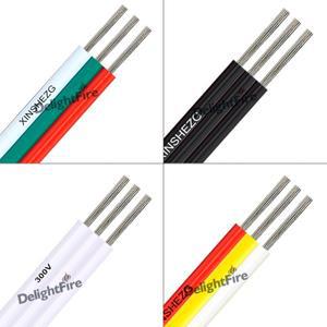 3핀 와이어 LED 연장 케이블 18 20 22AWG 전기 스트립 WS2812B SMD COB 조명 픽셀 JST 커넥터용)