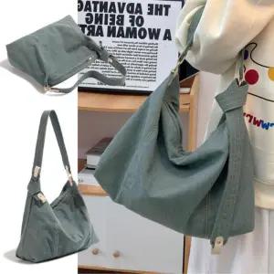 [옷자락]여자 빈티지 사계절 데일리 데님 숄더 크로스백