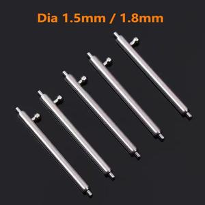 10 피스 퀵 릴리스 시계 스트랩 링크 직경 1.5mm/1.8mm 스프링 바는 폭 10mm-26mm 스마트 밴드 스테인레스