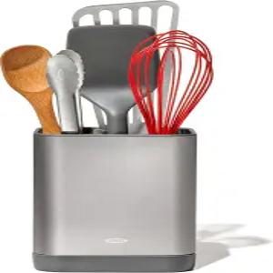 OXO 굿 그립 조절 가능한 스테인리스 스틸 홀더 - 소형