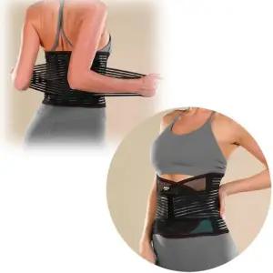경량 허리보호 얇은 복대 요추 고정 지지 압박 밴드