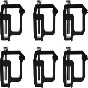 BOWUAI 6세트 트럭 캡 마운팅 클램프 쉐보레 1500 2500 3500 교체 알루미늄 합금 탑퍼 타이탄 툰드라에