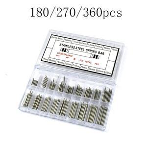 스테인레스 스틸 스프링 바 시계 수리 키트 - 180/270/360피스  바  8-25Mm  내구성 플라스틱 및 금속 케이