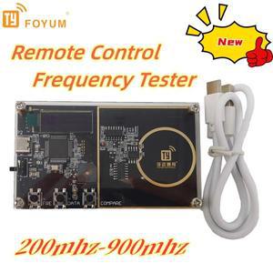 범용 원격 제어 테스터 RF 주파수 감지기 200-900mhz 송신기 데이터 비교 검사 도구