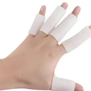 화이트 실리콘손가락보호대 손가락아대 핑거슬리브