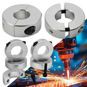 알루미늄 합금 고정 잠금 제한 링  더블 스플릿 샤프호환트 칼라  나사 포함 광축 분리  6-20mm 직경  1 개