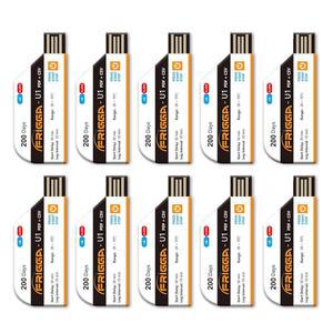 프리가 10팩 온도 데이터 로거 일회용 기록기 28800포인트 USB 사용 PDF CSV 보고서와 함께 200일 콜드 체인 운송 U1