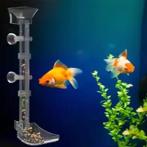 킹예누오 새우 공급기 세트 - 공급 링 청소 브러시 탱크 튜브가 포함된 수족관 물고기 키트