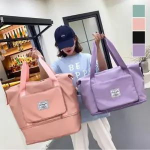 캐주얼 파우치 가방 여행 보조 확장 토트백 숄더백 헬스가방 요즘유행하는가방