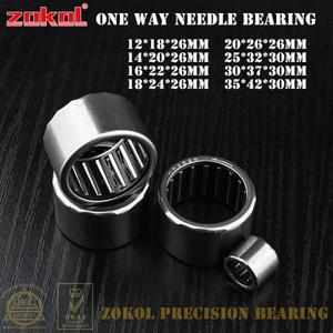 ZOKOL 1/50Pcs HFL1226 HFL2530 HFL3030 그려진 컵 클러치 편도 니들 롤러 베어링