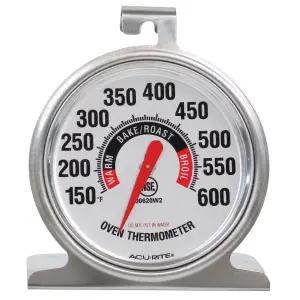 AcuRite 00620A2 스테인리스 스틸 오븐 온도계(150°F ~ 600°F)