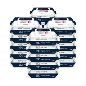 코디 데일리 손소독 물티슈 캡형 50매 20팩