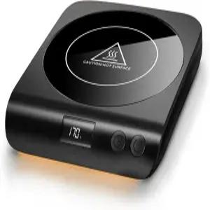 가이아탑 커피 머그잔 워머 3가지 온도 설정 2-10시간 자동 차단 및 따뜻한 스트립 표시등 차 우유 코코아