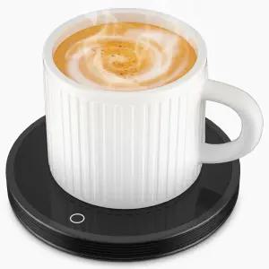 GSY 커피 컵 워머 책상용 머그 차 물 코코아 우유 자동 전원 차단을 위한 2가지 온도 설정이 가능한 전기