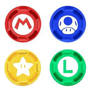 스위치 조이콘 커버 라이트 조이스틱 스틱 컨트롤러 OLED 4PCS 그립 한정판용 실리콘